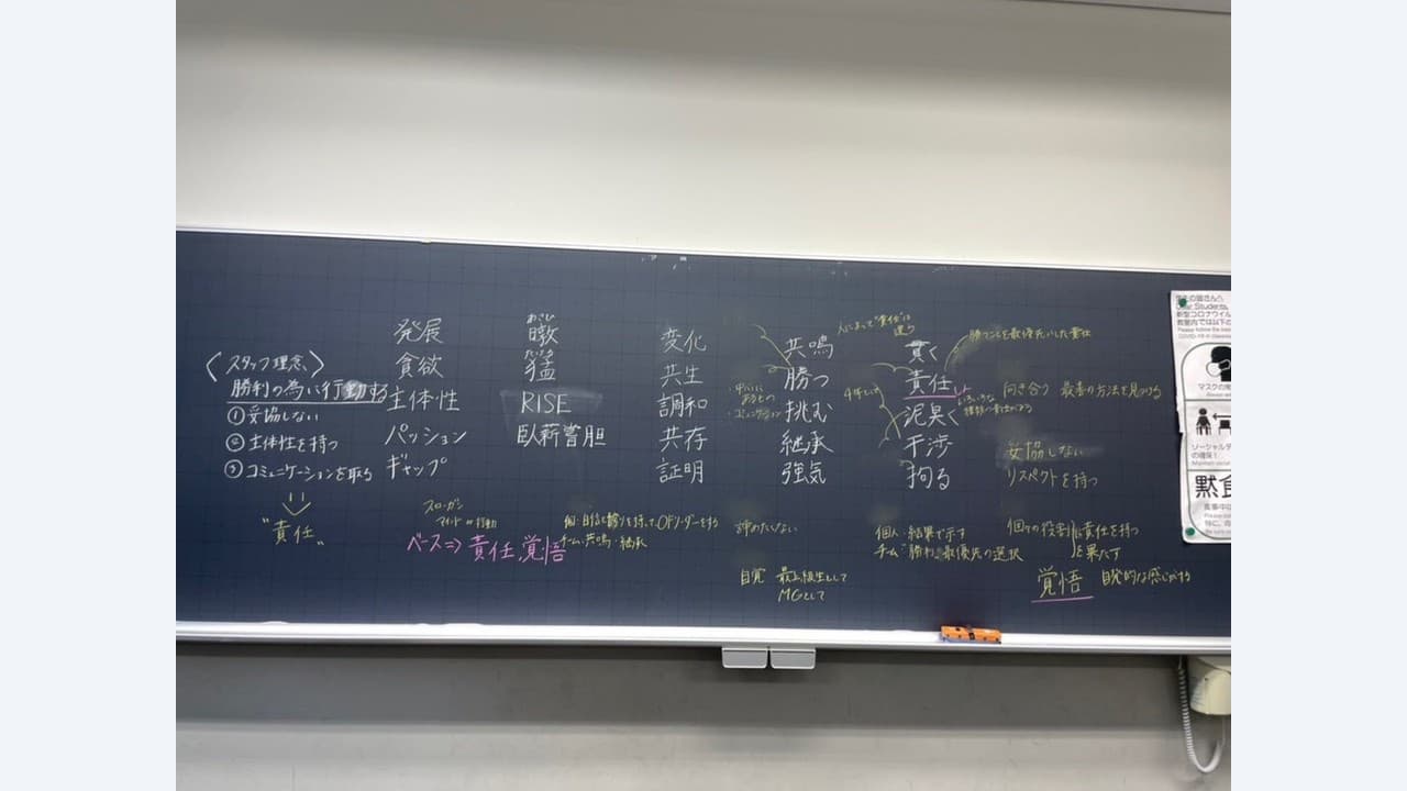 キックオフに向けて